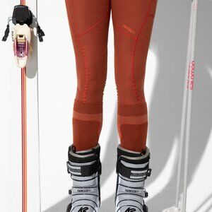 Halfdays Hallie merino-blend base layer leggings - size Large